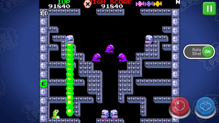 BUBBLE BOBBLE classic для Android — скриншот 2