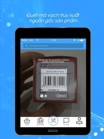 Barcode Việt для Android — скриншот 3