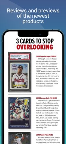 Beckett Baseball для iOS — скриншот 3