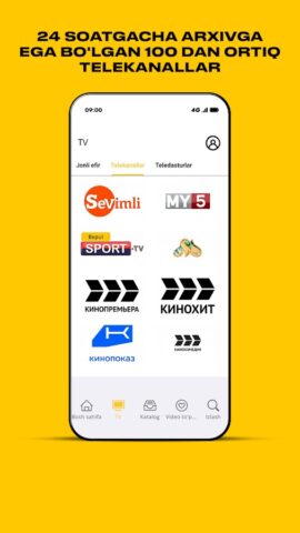 Beeline TV Uzbekistan для Android — скриншот 2