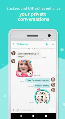 Between — Private Couples App — скриншот 3