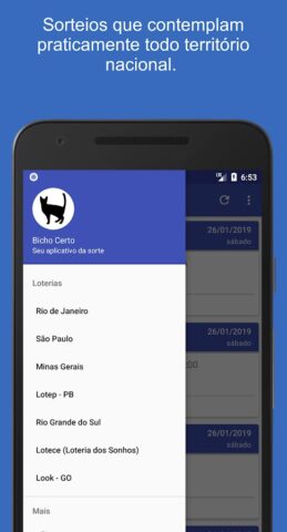 Bicho Certo — Resultados для Android — скриншот 1