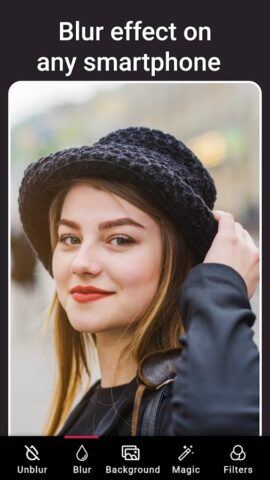 размытый фоторедактор для Android — скриншот 1