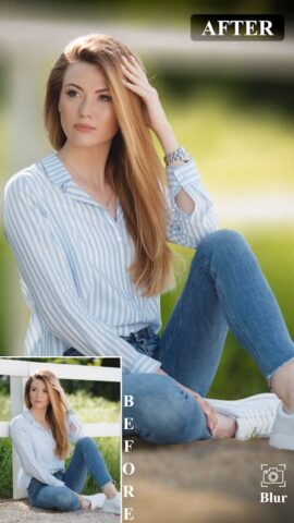 размытый фоторедактор для Android — скриншот 3