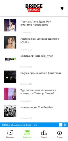 Bridge Music для Android — скриншот 3