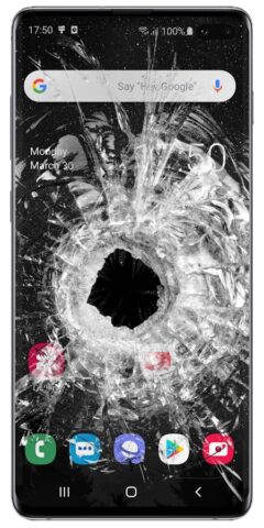 Сломанный Экран эффект шутка для Android — скриншот 2