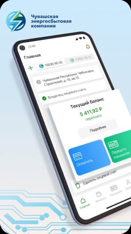 ЧЭСК — Личный кабинет для Android — скриншот 1