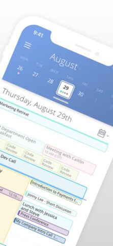 Calendar: Meeting & Scheduling для iOS — скриншот 2