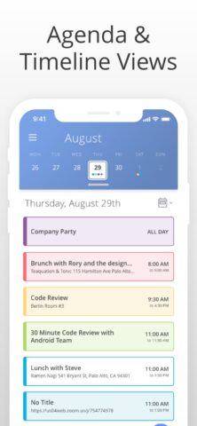 Calendar: Meeting & Scheduling для iOS — скриншот 4