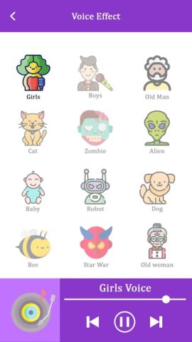 Call Voice Changer для Android — скриншот 2