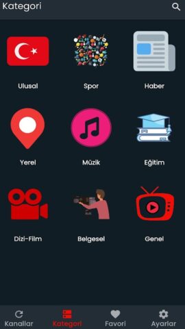 Canlı TV — Mobil Tv izle для Android — скриншот 2