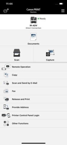 Canon PRINT Business для iOS — скриншот 1