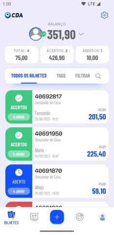 Casa das Apostas 2.0 для Android — скриншот 1