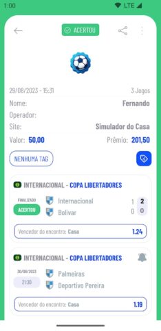 Casa das Apostas 2.0 для Android — скриншот 2