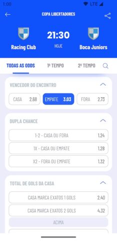 Casa das Apostas 2.0 для Android — скриншот 4