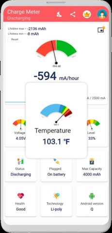 Charge Meter для Android — скриншот 5