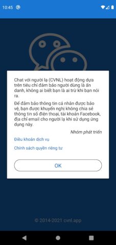 Chat với người lạ для Android — скриншот 5