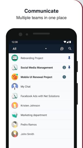 Chatwork — Business Chat App для Android — скриншот 1
