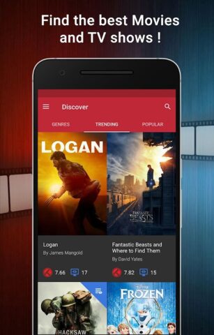 CineTrak: Дневник фильмов/шоу для Android — скриншот 1