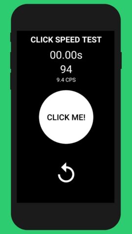 Click Speed Test для Android — скриншот 5