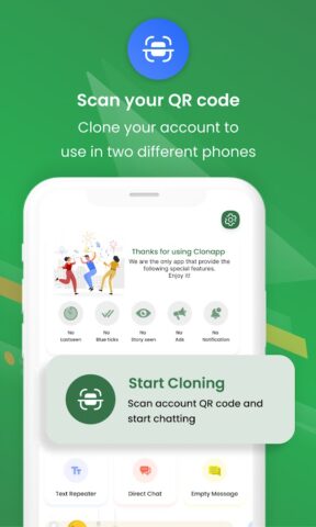 Clonapp Messenger – Web Chat для Android — скриншот 2