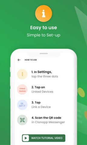 Clonapp Messenger – Web Chat для Android — скриншот 5