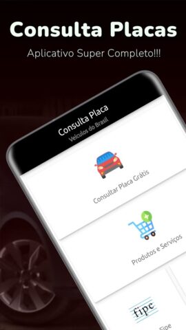 Consulta Placa — Débitos, Fipe для Android — скриншот 1