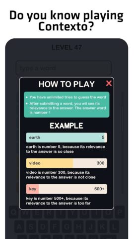 Cotexto — Similar Word для Android — скриншот 1