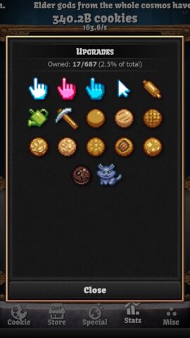Cookie Clicker для Android — скриншот 4
