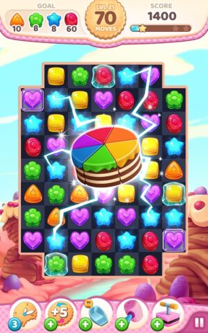 Cookie Rush Match 3 для Android — скриншот 1