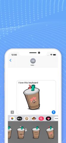 клавиатура на айфон для iOS — скриншот 2