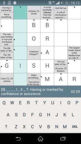 Кроссворд — Classic Game для Android — скриншот 2