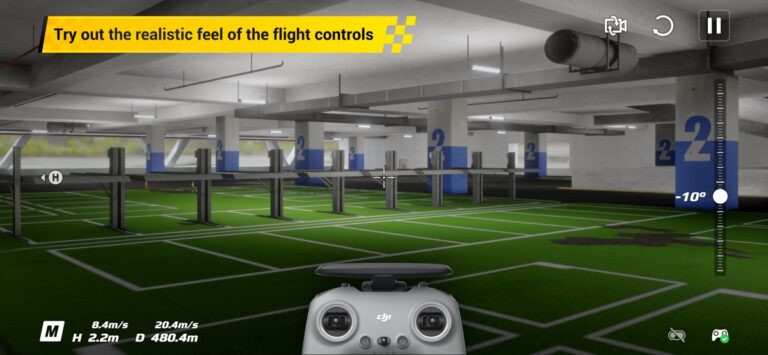 DJI Virtual Flight для iOS — скриншот 2