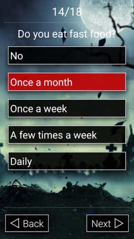 Калькулятор даты смерти для Android — скриншот 1