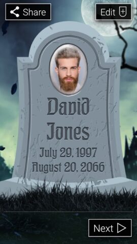 Калькулятор даты смерти для Android — скриншот 4