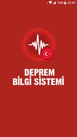 Deprem Bilgi Sistemi для Android — скриншот 1