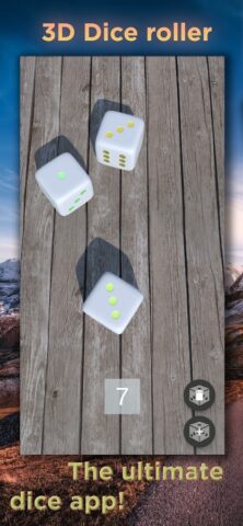 Кости 3D для Android — скриншот 1