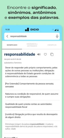 Dicionário de Português Dicio для Android — скриншот 2