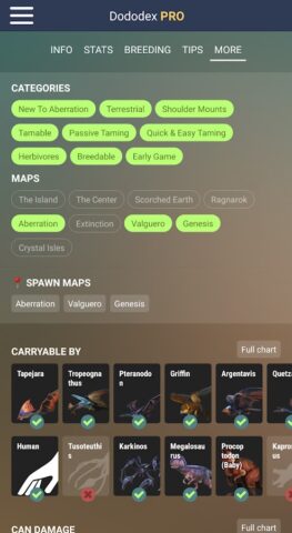 Dododex: ARK Survival Ascended для Android — скриншот 3