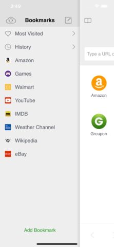 Dolphin Browser для iOS — скриншот 2