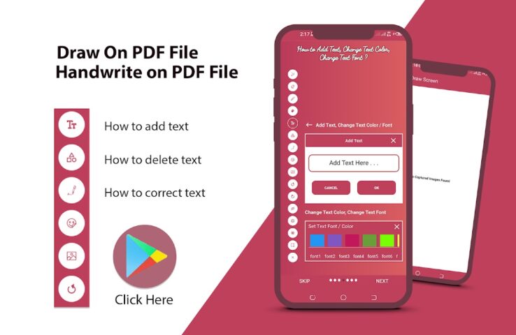 Рисовать где угодно Экран для Android — скриншот 2