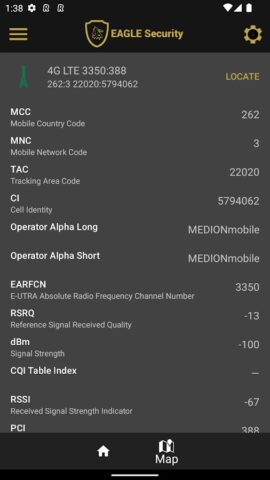 EAGLE Security для Android — скриншот 5