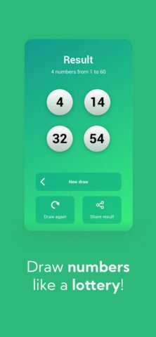 Easy Raffle: Random number, na для Android — скриншот 1