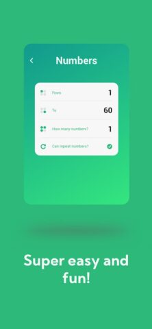 Easy Raffle: Random number, na для Android — скриншот 4