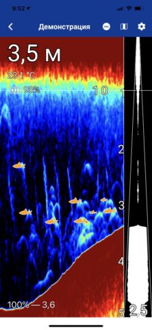 Эхолоты Практик 7 для iOS — скриншот 3
