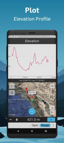 высота — уровне моря для Android — скриншот 3