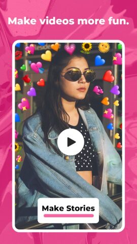 Добавить эмодзи наклейки на фо для Android — скриншот 2