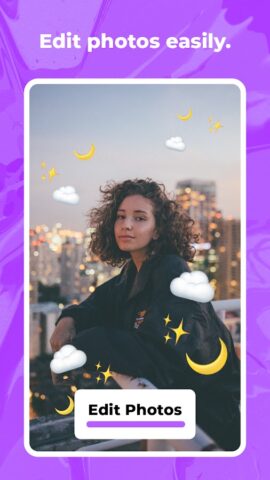 Добавить эмодзи наклейки на фо для Android — скриншот 4