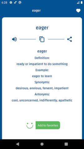English Synonyms Antonyms Dic для Android — скриншот 3