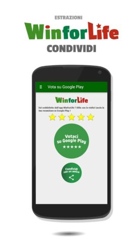 Estrazioni WinForLife для Android — скриншот 4